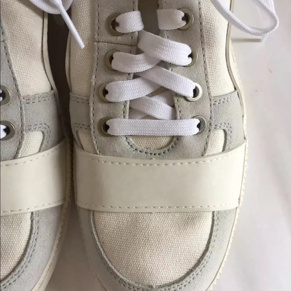 New Puma McQ Serve Low Cut Sneakers White Whisper Canvas 9 Men Shoes Limited - Picture 5 of 10